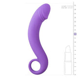 Siliconen prostaat dildo - paars - PlayForFun