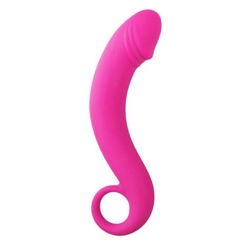 Siliconen prostaat dildo - roze - PlayForFun