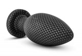 Spark - Siliconen Anaal Plug Carbon Fiber - Small - PlayForFun