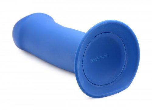 Squeeze-It Dikke Dildo - Blauw - PlayForFun