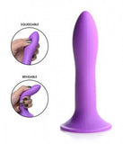 Squeeze-It Siliconen Dildo - Paars - PlayForFun