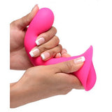 Squeeze-It Wavy Dildo - Roze - PlayForFun