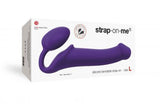 Strap On me - Strapless Voorbind Dildo - Maat L - Paars - PlayForFun