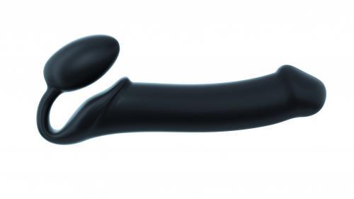 Strap On me - Strapless Voorbind Dildo - Maat XL - Zwart - PlayForFun