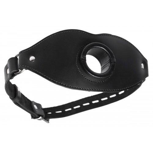 Strict Leather Locking Open Mouth Gag - PlayForFun