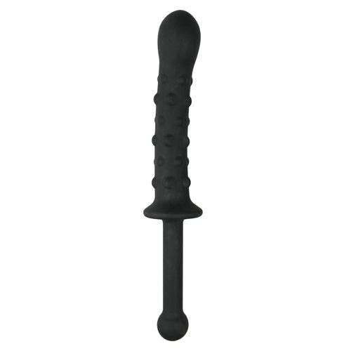 The Handler Dildo Met Handvat - Zwart - PlayForFun