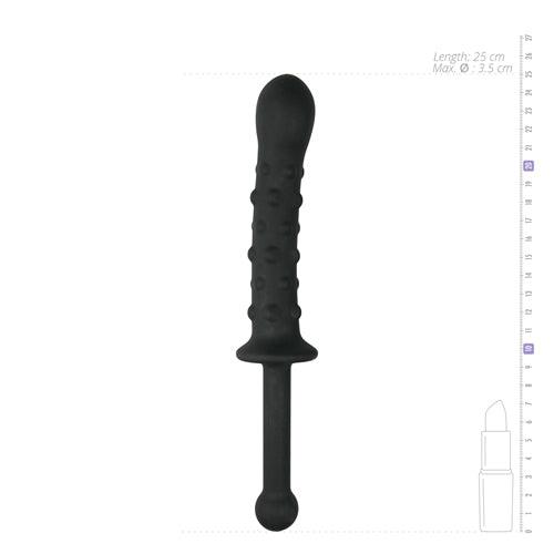 The Handler Dildo Met Handvat - Zwart - PlayForFun