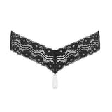 Underneath - Mira String Met Open Kruisje En Parelketting - PlayForFun