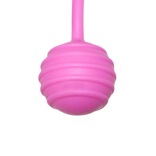 Vaginale Balletjes Horizontale Ribbels - Roze - PlayForFun