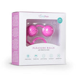 Vaginale Balletjes Verticale Ribbels - Roze - PlayForFun