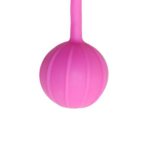 Vaginale Balletjes Verticale Ribbels - Roze - PlayForFun