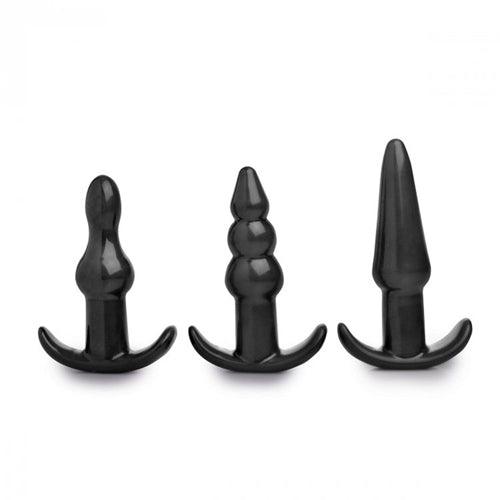 Vibrerende Buttplug Set - Driedelig - PlayForFun