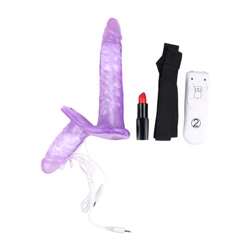 Vibrerende Strap-On Duo - PlayForFun