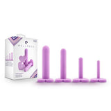 Wellness - Siliconen Vagina Dilator Set - Paars - PlayForFun