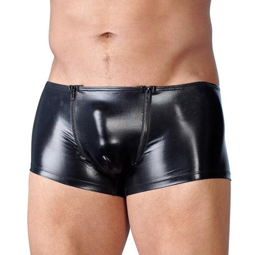 Wetlook Heren Boxer Met Rits - PlayForFun