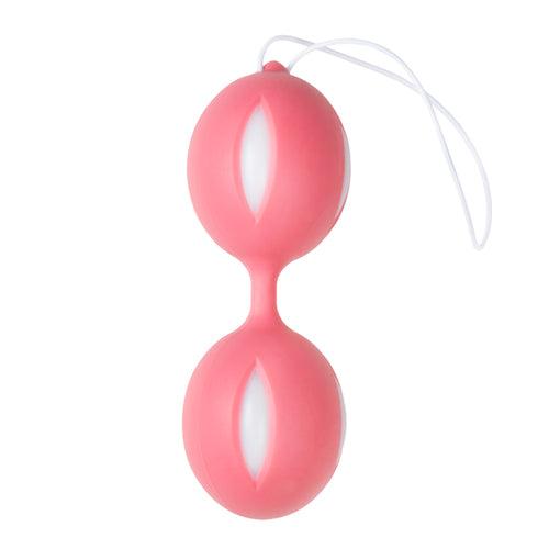 Wiggle Duo Vaginaballetjes - Roze/Wit - PlayForFun