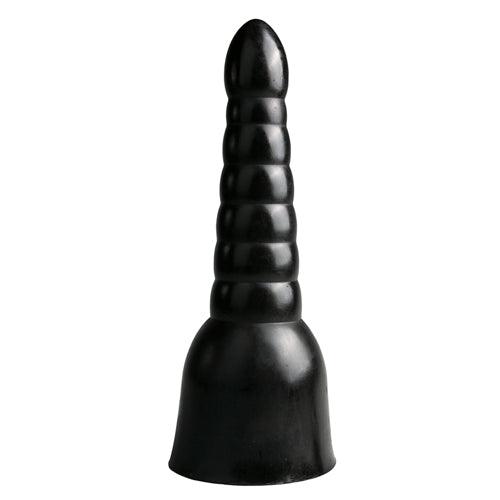 XXL Dildo All Black - Zwart - PlayForFun