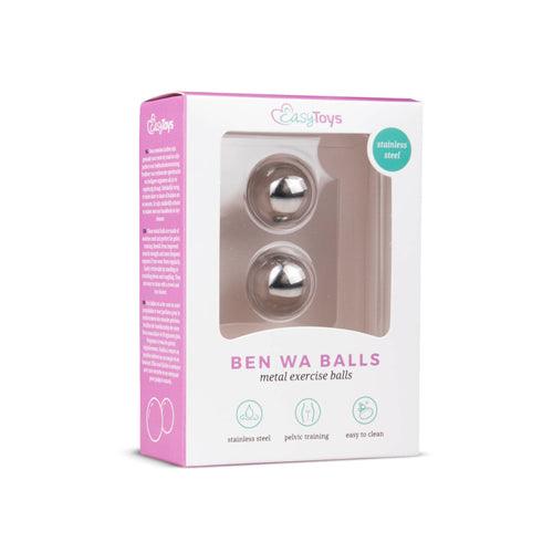 Zilverkleurige Ben Wa Ballen 19 mm - PlayForFun