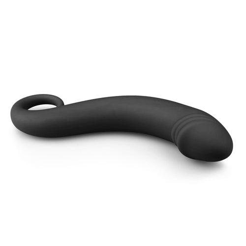 Zwarte siliconen prostaat dildo - PlayForFun